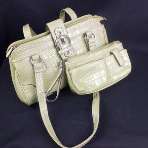 Green Purse & Wallet (unbranded)